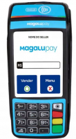 Maquininha MagaluPay Super Sem Aluguel - Com bobina Cartão Crédito e Débito