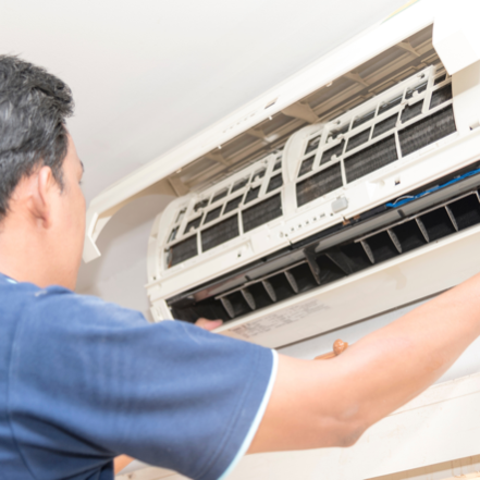 Limpeza e manutenção preventiva de ar-condicionado