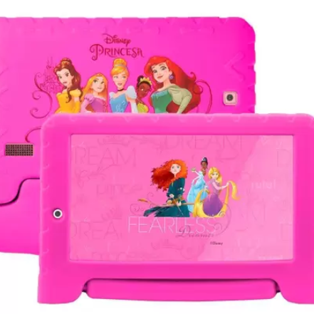Tablet Multilaser Disney Princesa Plus Nb308 1gb 16gb Expansível 64gb 2 Câmeras Android