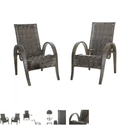 Cadeiras Varanda e Jardim Napoli 2Un Area Externa Sacada Descanso Vime Verão Edicula - Click Moveis Artesanais