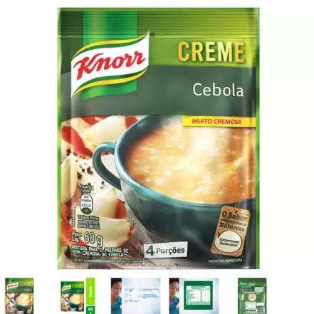 Sopa Instantânea Creme de Cebola Knorr - 60g