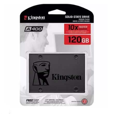 SSD Kingston 120GB SATA 3 500MBs SA400S37/120G
